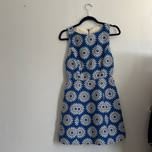 Alice and Olivia Blue and White Floral Women's Dress - Picture 4 of 4